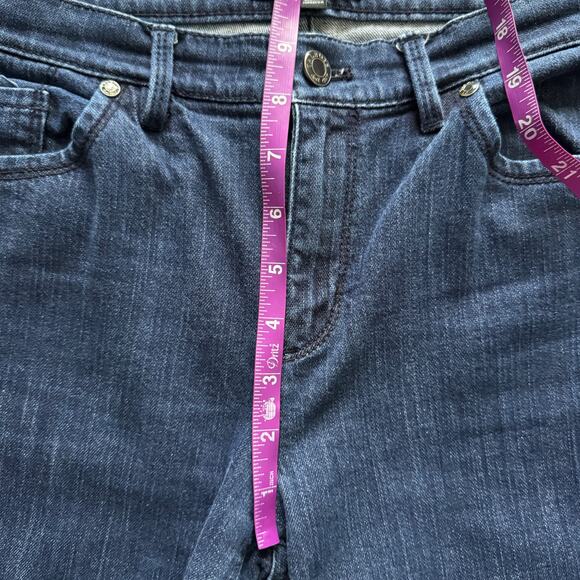 Talbots Petites Boot Jeans Women's Sz 6P Blue Preppy Mid Rise Western Country - Picture 7 of 13